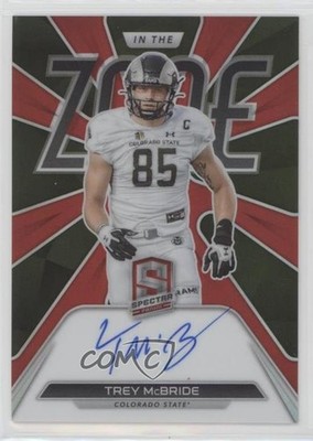 2022 Panini Chronicles Draft Picks Red /75 Trey McBride Rookie Auto RC 9r9