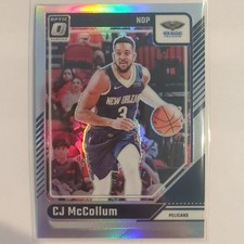 CJ McCollum 2024 Panini Donruss Optic Silver Holo Prizm