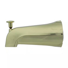 Diverter Tub Spout with Slip Fit and IPS Connection in Polished Brass Free Shipp