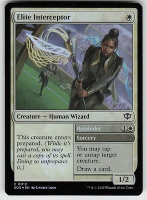 Elite Interceptor 12 Common Secrets of Strixhaven Magic: The Gathering Foil NM