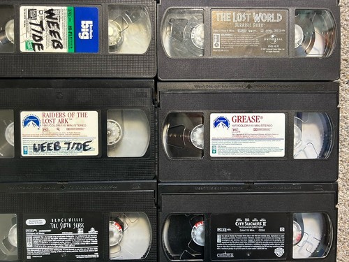 Lot of 10 VHS Tapes - Grease City Slickers 2 Big Raiders Of The Lost Ark #9 - Picture 2 of 3