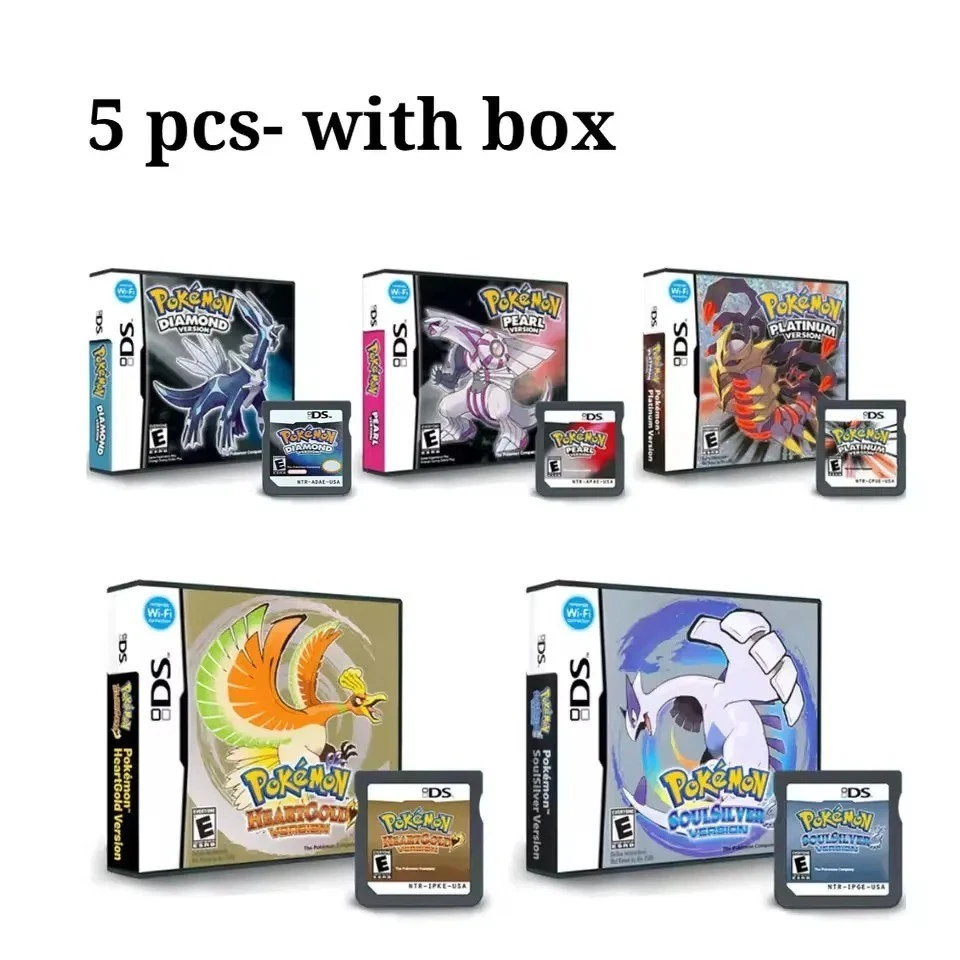 pokemon soulsilver game card Pokemon Heartgold Soulsilver Ds for sale