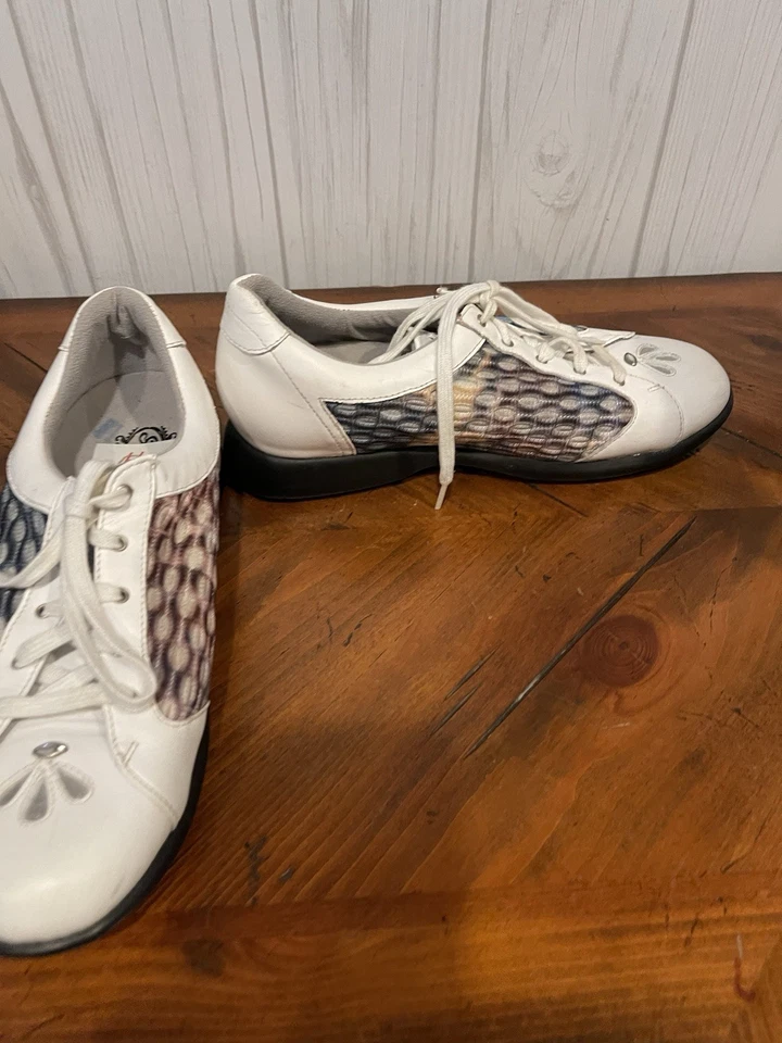 ЖЕНСКИЕ SANDBAGGERS гольф обувь размер США 11 DEB разноцветные туфли сандалии - Изображение 2 из 4