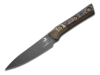Microtech Knives 3500B-1DLCLWCFS Livewire Carbon Fiber Paring Kitchen Knife