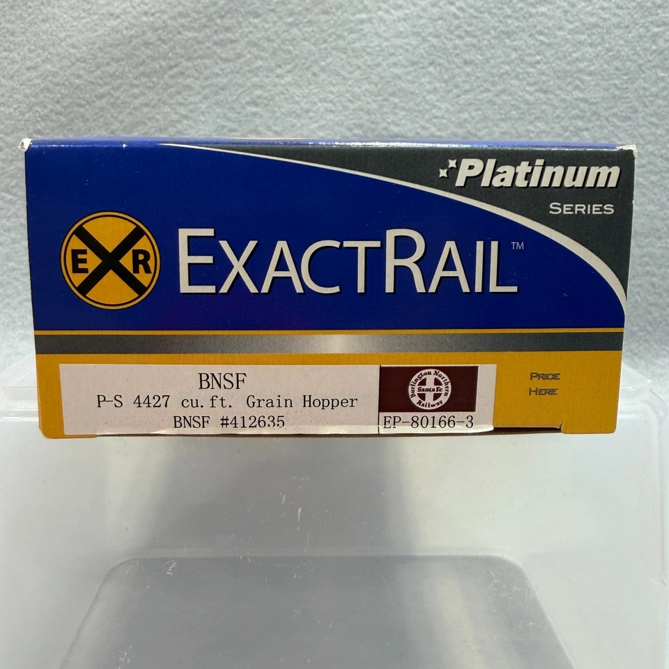 Tremonha de grãos EXACTRAIL BNSF PS-2 4427 pés cúbicos escala HO série platina - Imagem 2 de 4