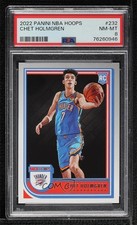 2022-23 Panini NBA Hoops Rookies Chet Holmgren #232 PSA 8 19c5