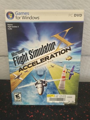 Microsoft Flight Simulator X Acceleration Expansion Pack PC Windows 2007 Sealed