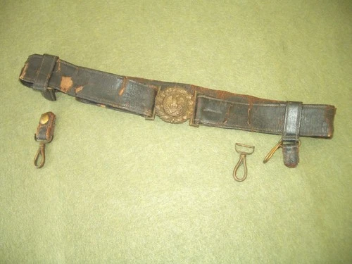 Civil War Era 1852 US Navy Officers Sword Belt & Buckle
