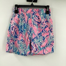 Lilly Pulitzer Boys Size Medium 6-7 Junior Capri Swim Trunks Bathing Suit Youth