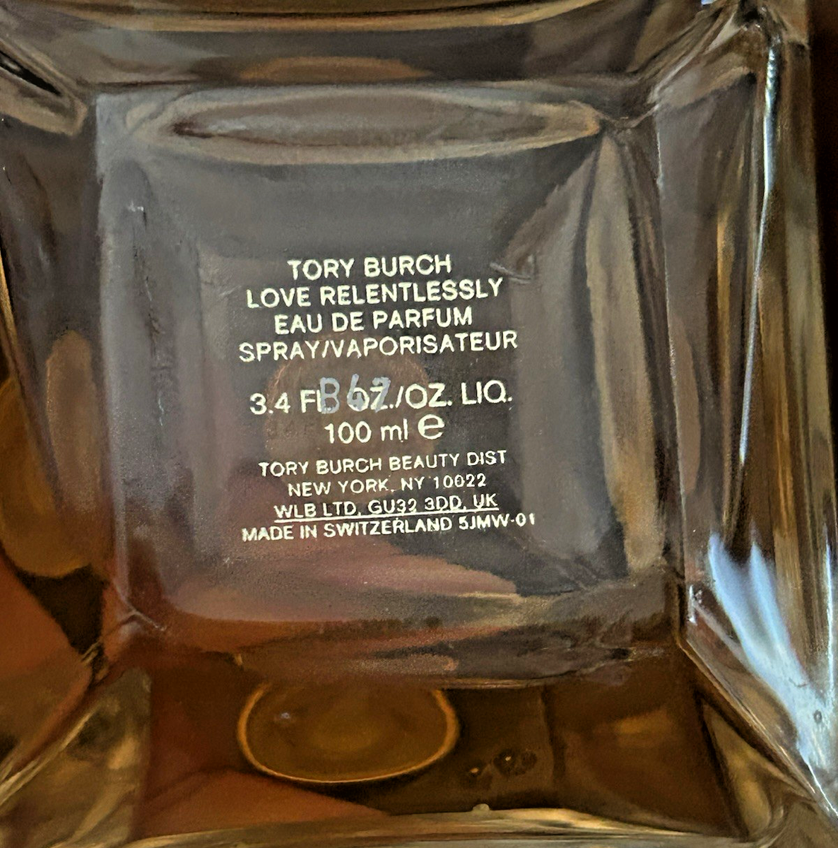 Tory Burch LOVE RELENTLESSLY EDP 3.4oz/100ml~Spray~NWOB