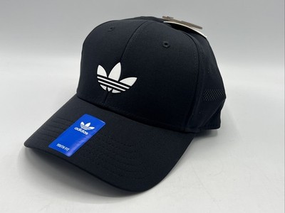 Adidas Originals Strapback Cap Youth size Black White Logo New with Tags