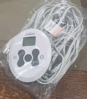 Sunbeam BDY21 Digital Controller Replacement Power Cord for Heated Blanket. 