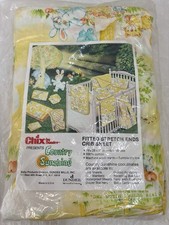 Dundee Fitted Crib Sheet Country Sunshine Yellow Bear Bunny Cats Farm Infant