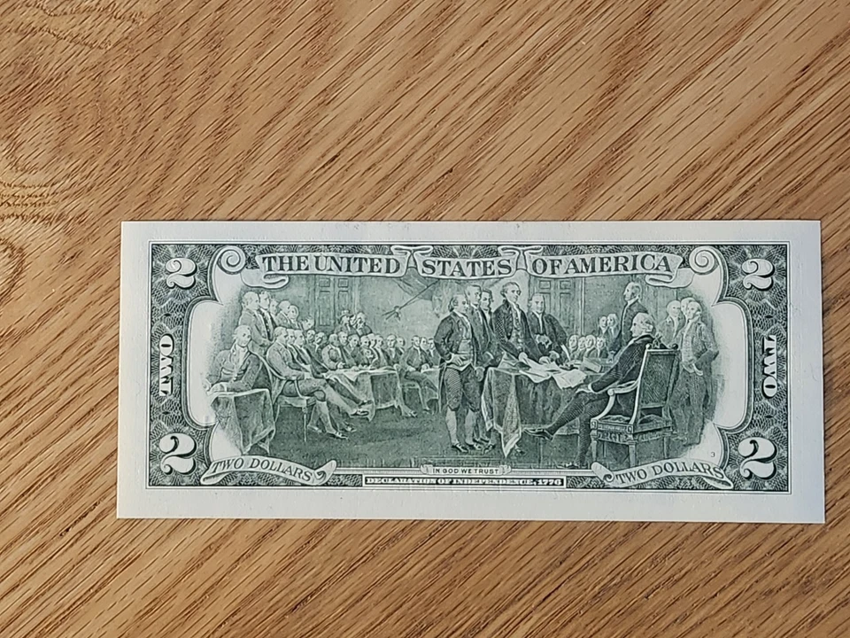 2009 $2 "STAR NOTE" DALLAS DISTRICT UNC/GEM K00205248* 512K RUN 1 OF 3 CONS SER - Image 2 of 4