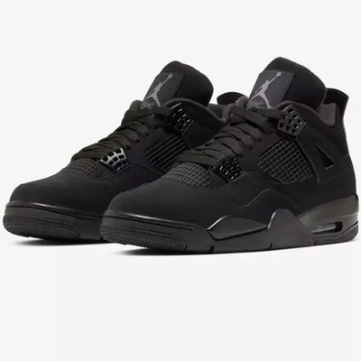 #ad Jordan Retro 4 Black Women#x27;s Size US 5.5 11 $109.75