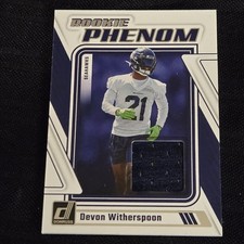2023 Panini Donruss  Rookie Phenom Jerseys Devon Witherspoon #RPJ-DWIT (MEM, RC)