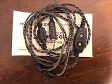 Cavo  Moon Audio IEM Silver Dragon V2, 4 pin  con Bass Pod per JH Audio, 48”