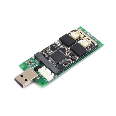 2-Kanal CAN Modul  MiniPCIe   Dual CAN Bus, USB-Adapter, Analyse & Protokoll