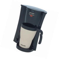 Black+decker Dcm18 Brew 'n Go Personal Coffeemaker With Travel Mug, Black/white Black+decker Dcm18 Brew 'n Go Personal Coffeemaker With Travel Mug, Black/white