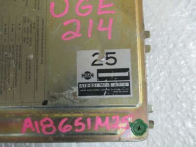 Engine ECM Control Module Fits 1986 86 NISSAN 300ZX A18-651