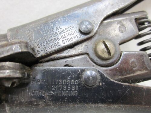 Vintage E-Z Wire Stripper Ideal Commutator Dresser Co Pat.1730980 - Picture 3 of 9