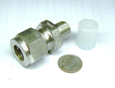 a-LOK CM-M12-4-SS-316L NOS HYD ADAPTER FEM BITE 12MM OD TUBE X 1/4'' MALE NPTF