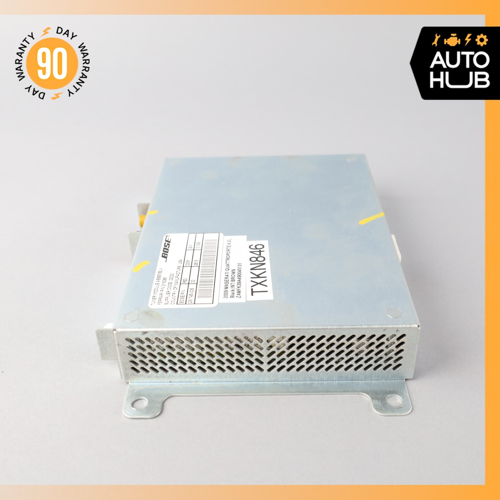 09-13 Maserati Quattroporte M139 Audio Tuner Controle Module Bose 218295 OEM 71k