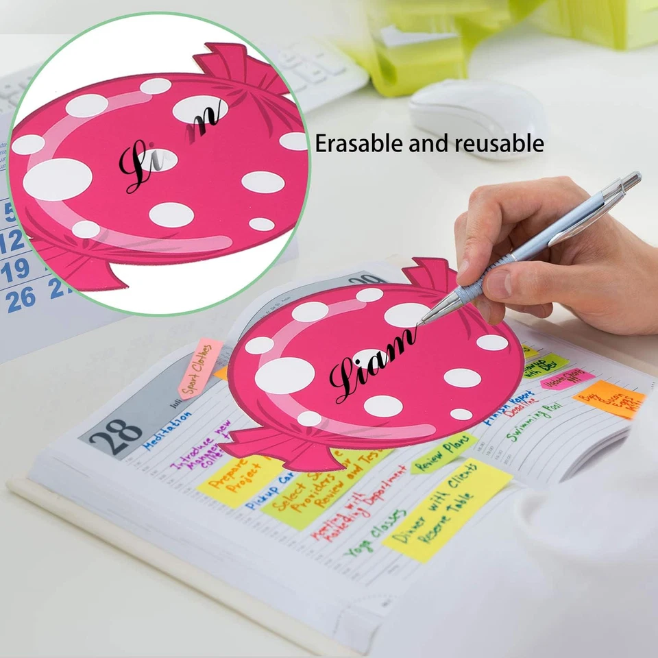 Decoraciones de fiesta Blulu Candyland recortes de caramelos tablón de anuncios decoraciones con  Foto 4 de 4