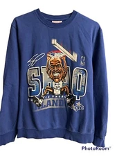Vintage Mitchell & Ness Shaquille Shaq O’Neal Orlando Magic Sweatshirt Sz Medium