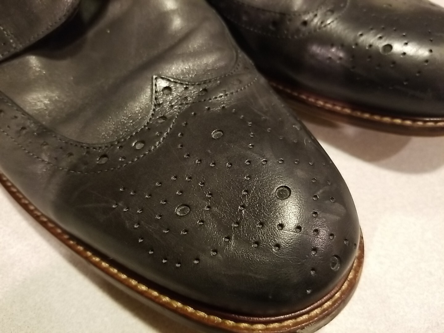 SAOLA Scarpe eleganti Joseph Abboud da uomo grigie in pelle con lacci taglia 12