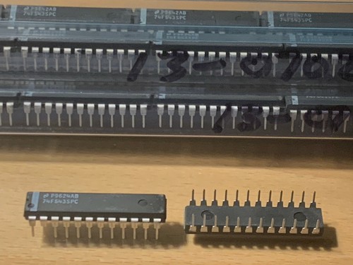 74F543SPC- National IC- 8-BIT REGISTERED TRANSCEIVER, TRUE OUTPUT, DIP24. - 第 3/3 張圖片