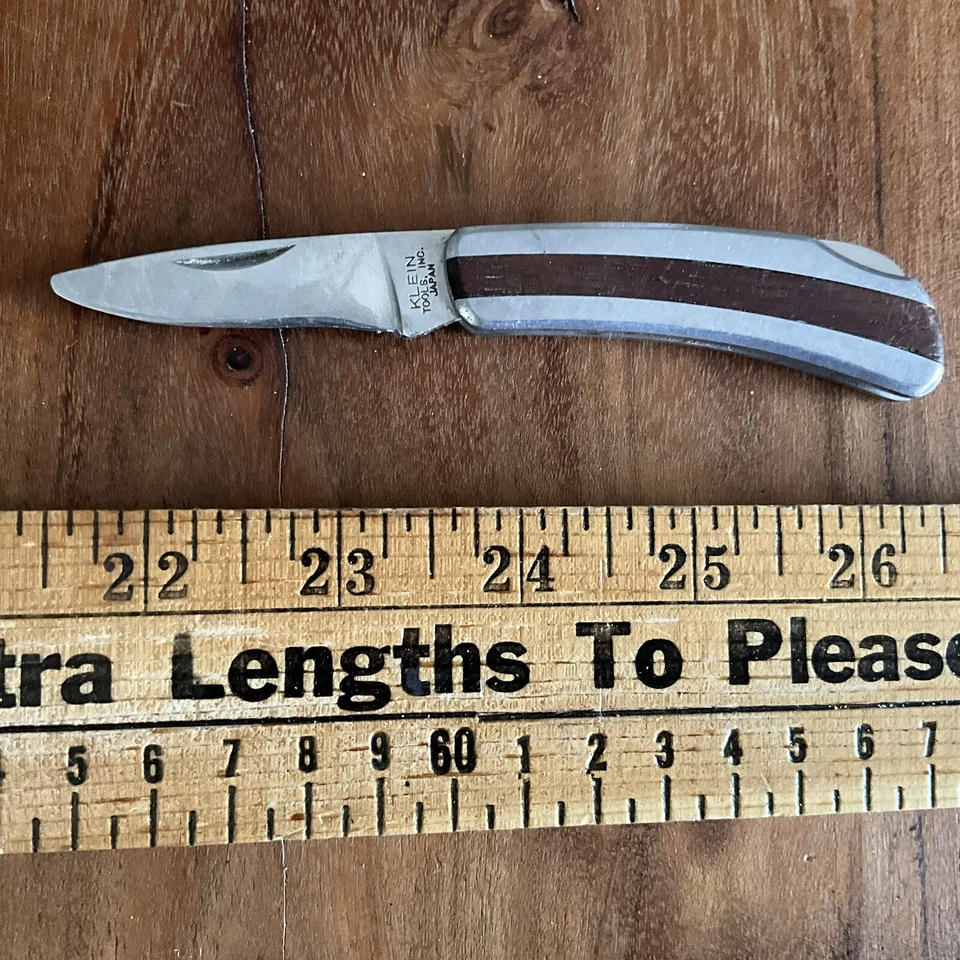 FACAS DE CAÇA VINTAGE KLEIN TOOLS JAPÃO 44033 LOCKBACK CAÇADOR JACK FACA DE BOLSO - Imagem 2 de 4