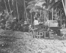 Marines Move to front lines Guadalcanal World War II WWII WW2 8x10 Photo 298c