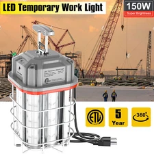 150Watt LED Temporary Work Light Linkable Building Construction Lights 5000K ETL