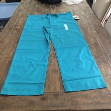 Cherokee Unisex Drawstring with Cargo Pocket Scrub Pants Blue M