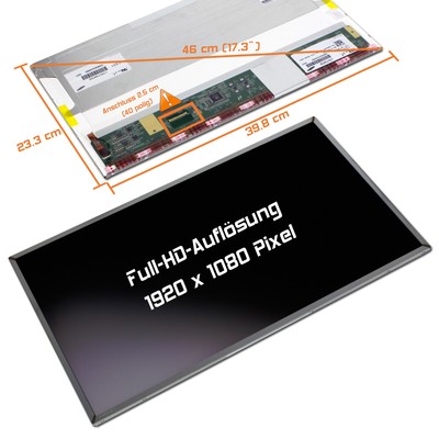 Écran LED 17.3" Pour Toshiba Satellite L70-A-12Z - Dalle De Remplacement Neuve - Garantie 1 An