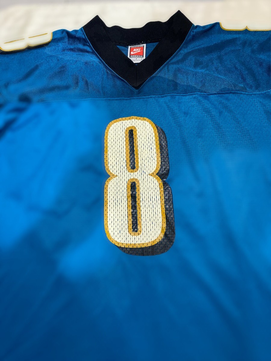 Preowned Nike #8 Mark Brunell Nfl Jacksonville Jaguars Jersey Size