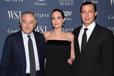 Robert De Niro 2015 Entertainment Innovator Angelina Jolie Pitt Br - Old Photo 5