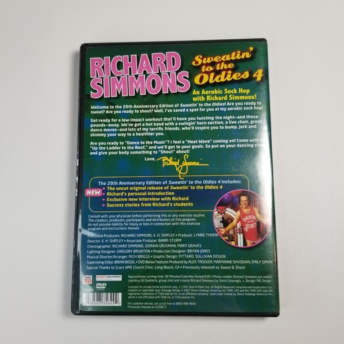 Richard Simmons - Sweatin' to the Oldies 4: 20th Anniversary Ed. (DVD, 2007) - Picture 2 of 5