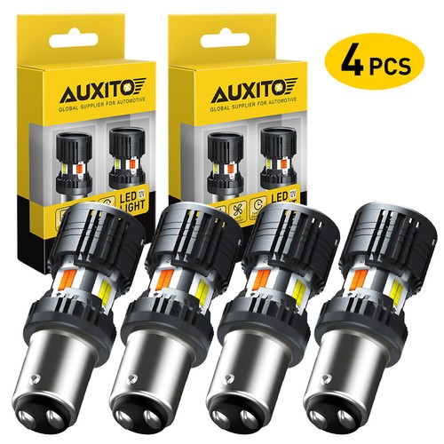 AUXITO 1157 Switchback LED Turn Signal Parking DRL Light Bulbs Error Free 4PCS - 第 13/13 張圖片