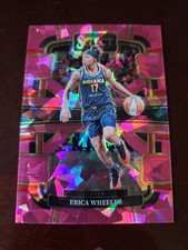 2024 Panini Select WNBA Erica Wheeler Pink Cracked Ice Prizm-#19 Indiana Fever