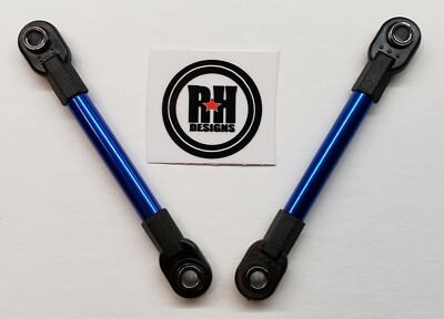 RH Designs Axial SMT-10 Monster Truck universal Swaybar Connecting Links Blue