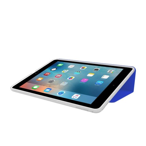 Incipio Clarion Shock Folio Case for 9.7" Apple iPad Pro Auto Wake Black / Blue - Picture 5 of 12