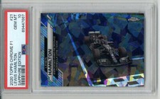 2020 TOPPS CHROME F1 SAPPHIRE EDITION #21 LEWIS HAMILTON MERCEDES-AMG PSA 10