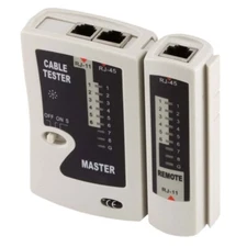 RJ-11/RJ11 RJ-45/RJ45 Plug Telephone Phone LAN Ehernet Network Cable Tester Tool