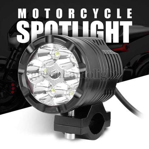 2X Motorcycle Spot Light LED Driving Headlight White Offroad UTV ATV Dirt Bike - Picture 2 of 9