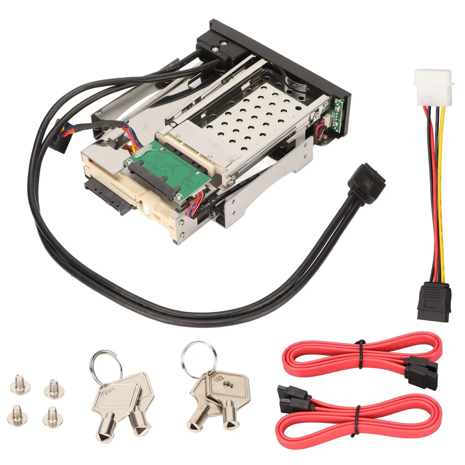 3.5in Internal Hard Drive Tray 2.5/3.5in Dual USB3.0 Up To 6Gbps Hot Swap - Image 3 of 4