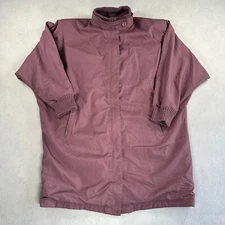 Eddie Bauer Long Jacket Unisex Medium Purple Vintage Wool Blend Lined Coat