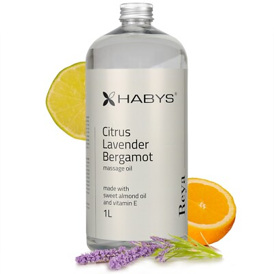 HABYS REYA Citrus, Lavender, Bergamot Massageöl Öl | 1L