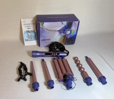 Brightup Professional Ceramic 5 In 1 Curling Iron Set. Open Box.